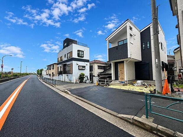 ≪見学予約可能!≫
前面道路は9mありますので、陽当たりも風通しも良好です♪
