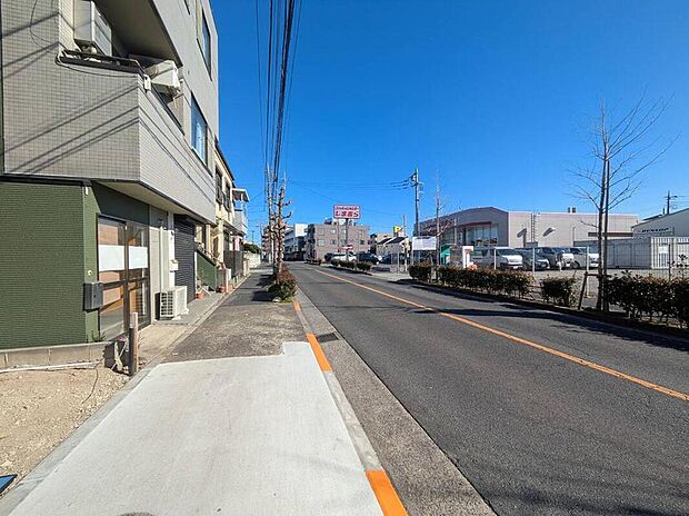 【前面道路含む現地写真】現地(2026年1月)撮影