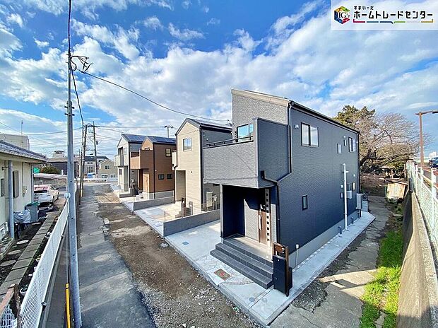 【現地外観写真】≪見学予約ができます！≫
当日のご見学予約も承ります。同じものは２つとない「夢のマイホーム」との出会いが待っているかもしれません。