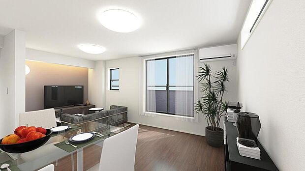【≪Living room≫】ホームパーティに招きたくなる自慢の広々LDK。伸びやかな子育てや、にぎやかなふれあいの日々を存分に楽しんでください♪※画像はイメージです