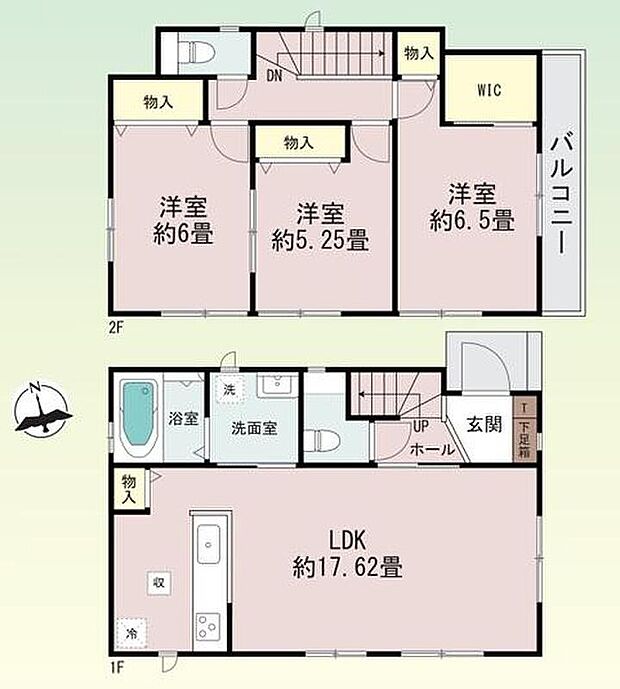 (A号棟)、価格3990万円、3LDK、土地面積106.42m2、建物面積86.96m2