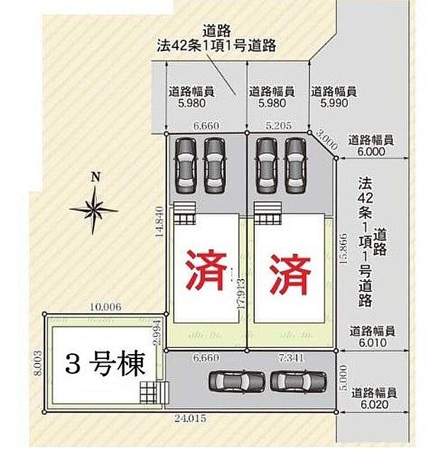守山区吉根三丁目、全3棟
お車2台駐車可能☆
1号棟 ご成約済み
2号棟 ご成約済み
3号棟 3,490万円
