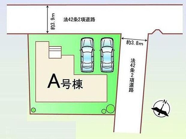 瀬戸市幡野町 限定1棟
並列2台駐車可能、日当たり良好な南庭付き♪
1号棟 2,890万円