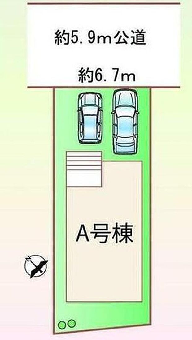 天白区島田黒石４期　限定１棟
並列２台駐車可能♪※車種による
A号棟　４，０９０万円