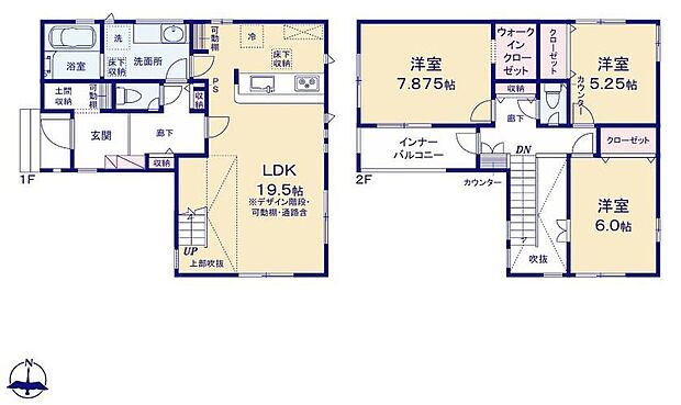 (1号棟)、価格3699万円、3LDK、土地面積122.12m2、建物面積103.92m2