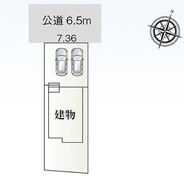 北区喜惣治２丁目　限定１棟
１号棟　３，８５０万円
※３台駐車可能（車種による）