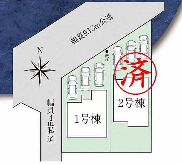 瀬戸市第２幡野町　全２棟
ご好評につき残り１棟！
並列３台駐車可能、南向きのお庭付き☆
１号棟　３，２９０万円
２号棟　ご成約済み