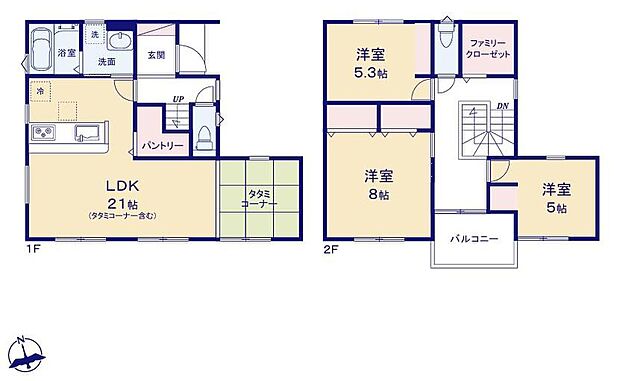 (4号棟)、価格3699万円、3LDK、土地面積179.13m2、建物面積100.44m2