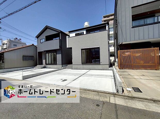 【現地外観写真】北区長喜町２期　全２棟（写真２号棟）
２０２６年５月上旬完成予定です☆
ぜひ現地にて、実際の建物・日当たり・周辺環境などご覧下さい♪