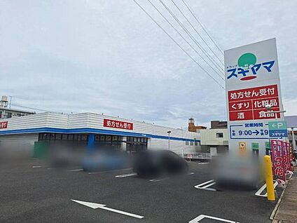 ドラッグスギヤマ千代田店 1300ｍ(徒歩17分)