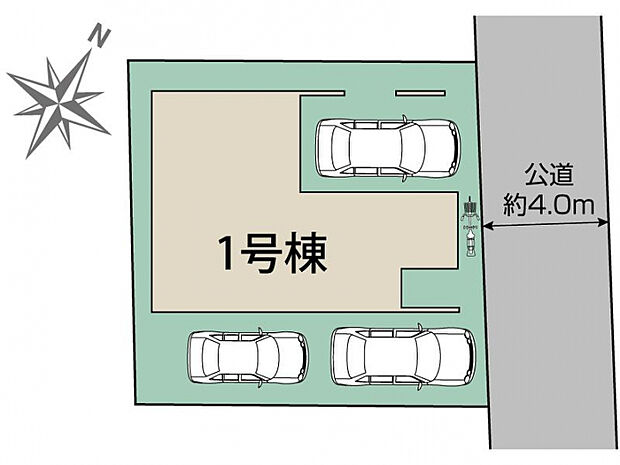 知多市寺本新町2丁目1棟 区画図