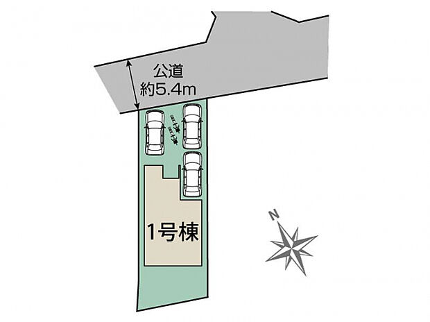豊橋市高師本郷町東上1棟 区画図