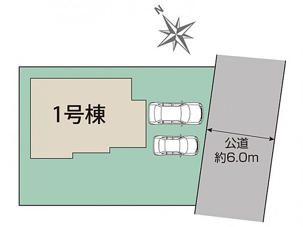 龍ヶ崎市城ノ内1丁目3期1棟 区画図