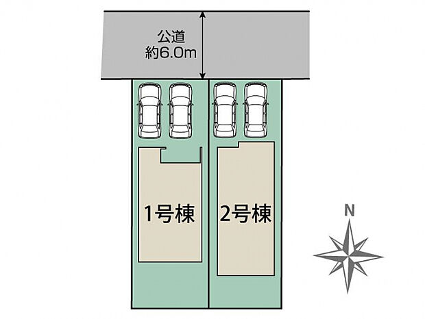 我孫子市湖北台2丁目2棟 区画図