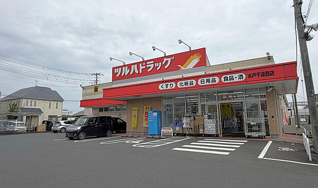 ツルハドラッグ水戸千波西店(約737m)
