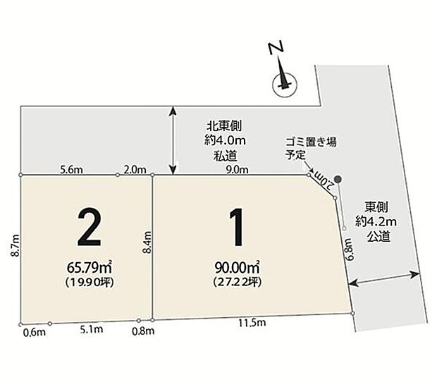 区画図