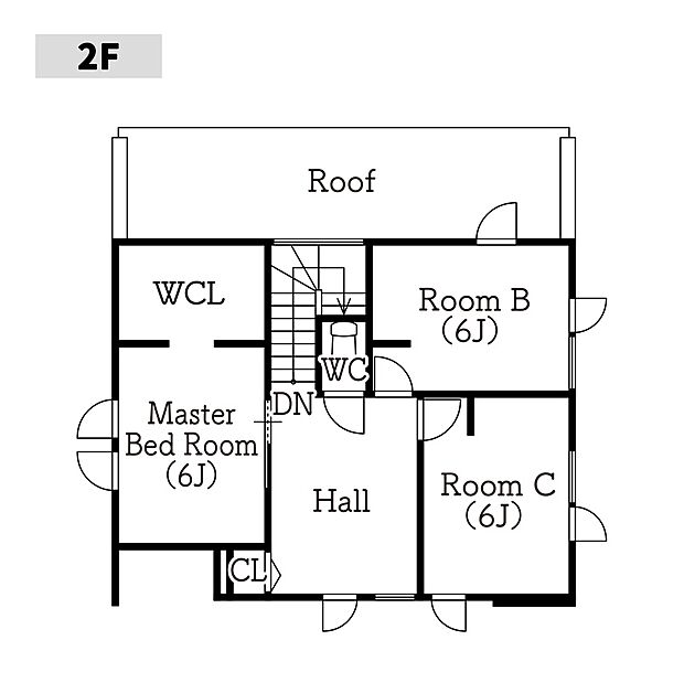 【建物プラン例・1階平面図】隣に建築予定の建売住宅の間取りです。