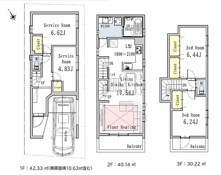 暮らしの快適性・居心地の良い住空間設計です。リビングを中心に、ご家族皆様が充実の暮らしをお送りいただけるプランニングです。