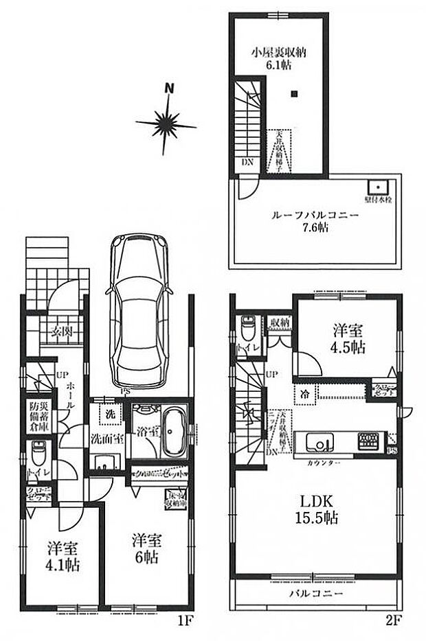 暮らしの快適性・居心地の良い住空間設計です。リビングを中心に、ご家族皆様が充実の暮らしをお送りいただけるプランニングです。