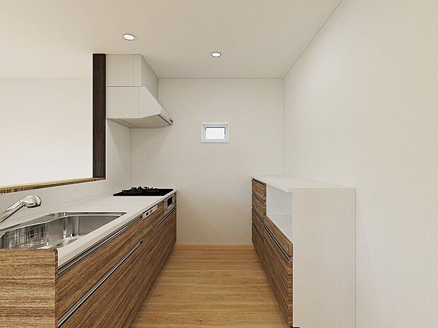 【タカラスタンダード　オフェリア】ホーロー製なのでお手入れ簡単♪食器洗い乾燥機付きなので家事の時短にも◎※完成イメージ画像