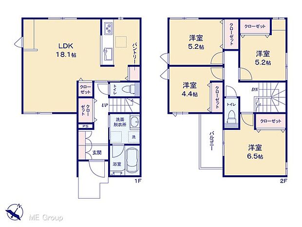 ～Floor plan～　図面と異なる場合は現況を優先