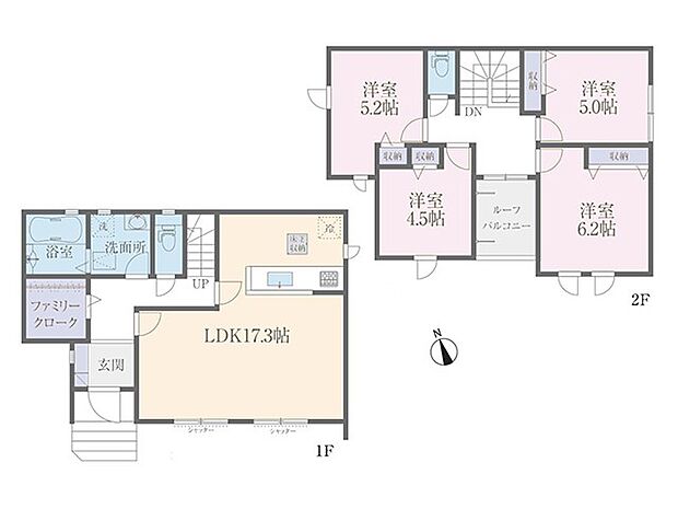 ～Floor plan～  図面と異なる場合は現況を優先致します。