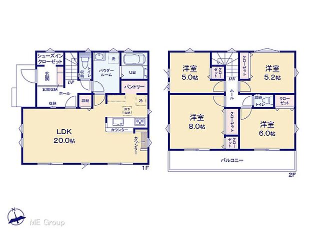 ～Floor plan～　図面と異なる場合は現況を優先