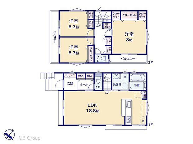 ～Floor plan～　図面と異なる場合は現況を優先