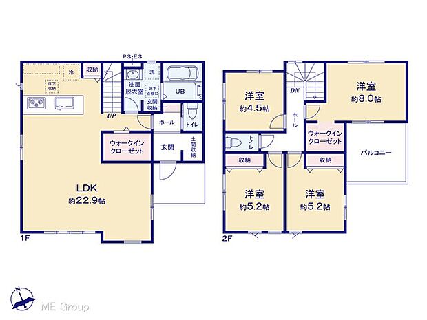◆２号棟◆～Floor plan～  図面と異なる場合は現況を優先致します