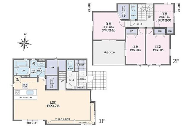 ～Floor plan～　図面と異なる場合は現況を優先致します。