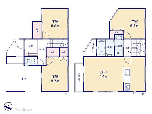 ~Floor plan~ 図面と異なる場合は現況を優先