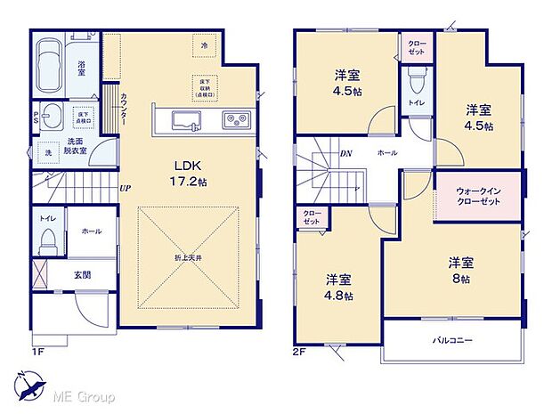 【4LDK】◆３号棟◆～Floor plan～　図面と異なる場合は現況を優先