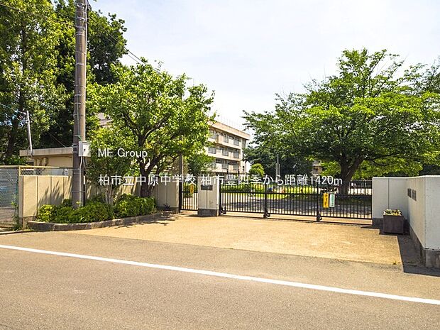 柏市立中原中学校(約1,420m)