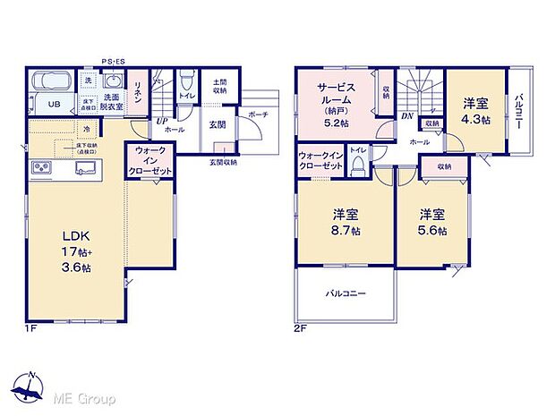 【3LDK+S】◆４号棟◆～Floor plan～　図面と異なる場合は現況を優先