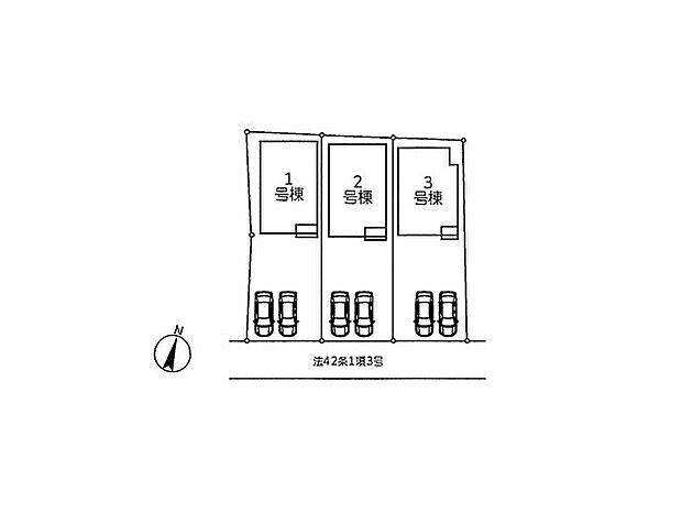 【区画図】～Plot map～　図面と異なる場合は現況を優先