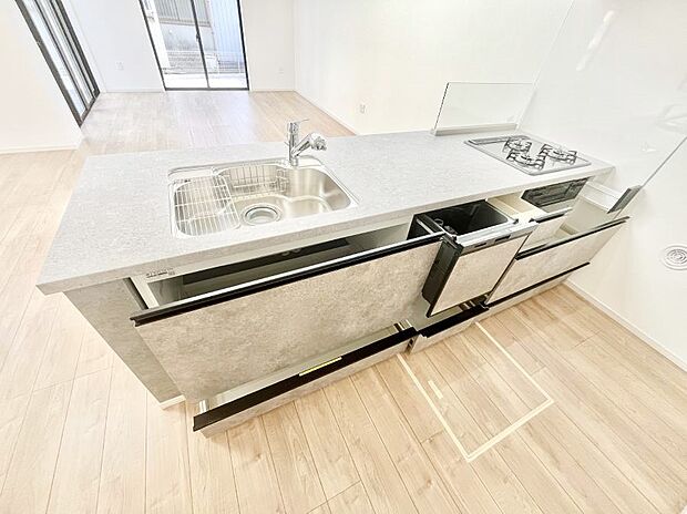 【その他設備(スライド収納)】使いやすさを優先したスライド式収納タイプ！