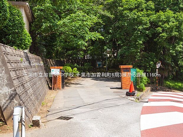 千葉市立加曽利中学校（約1,160m）