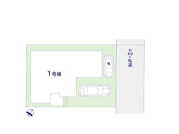 【区画図】～Plot　map～ 図面と異なる場合は現況を優先致します。