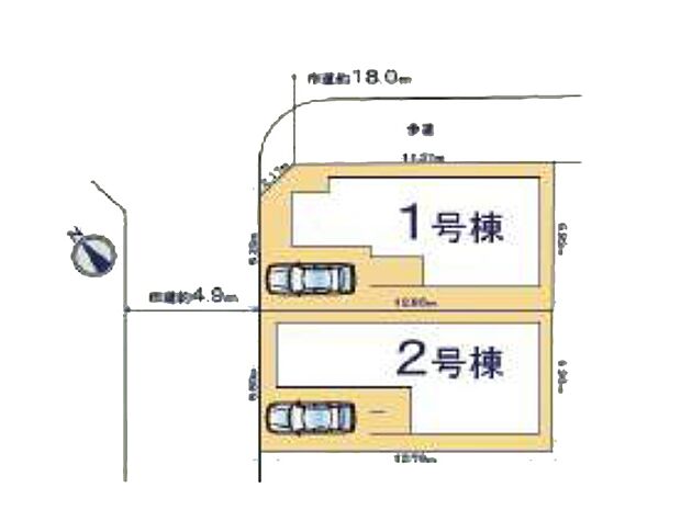 【区画図】～Plot map～図面と異なる場合は現況を優先