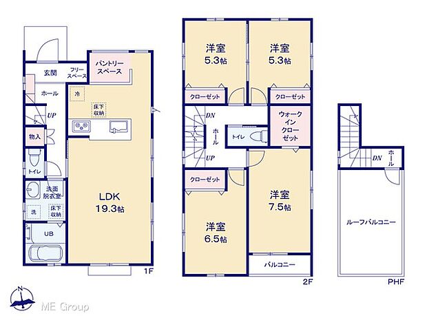 【4LDK】◆２号棟◆～Floor plan～　図面と異なる場合は現況を優先