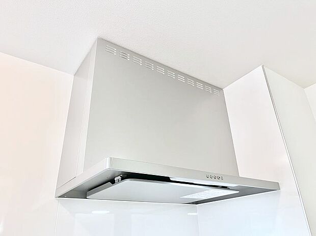 【その他設備(レンジフード)】基本的なお手入れはフィルターのみ!お手入れのしやすさも魅力です。