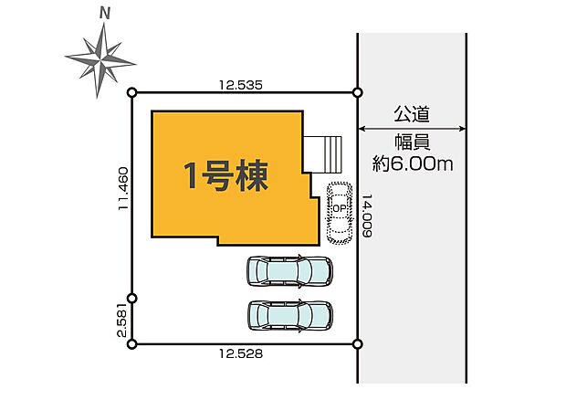 【区画図】～Plot map～　図面と異なる場合は現況を優先致します。