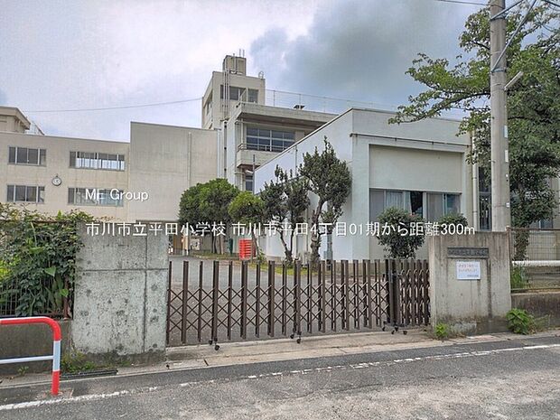 市川市立平田小学校（約300m）