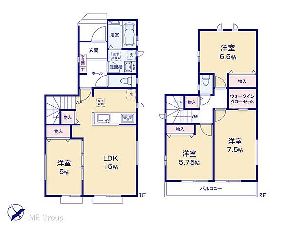【4LDK】◆B号棟◆～Floor plan～　図面と異なる場合は現況を優先