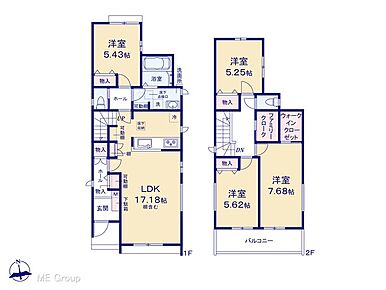 ◆B号棟◆～Floor plan～　図面と異なる場合は現況を優先 