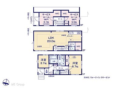 ◆2号棟◆～Floor plan～図面と異なる場合は現況を優先   