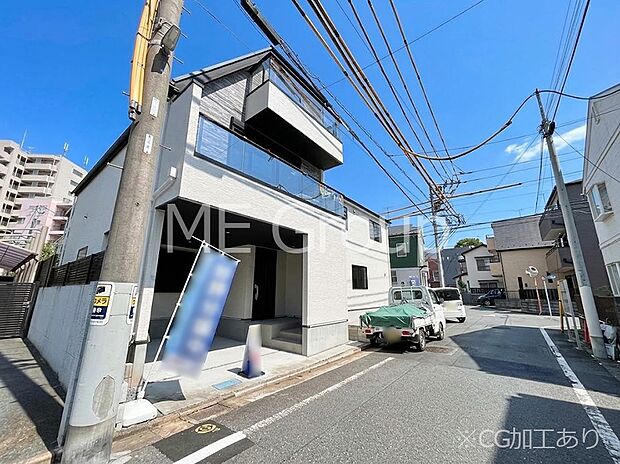 【前面道路含む現地写真】堂々完成!! ここから始まる新生活を応援いたします!