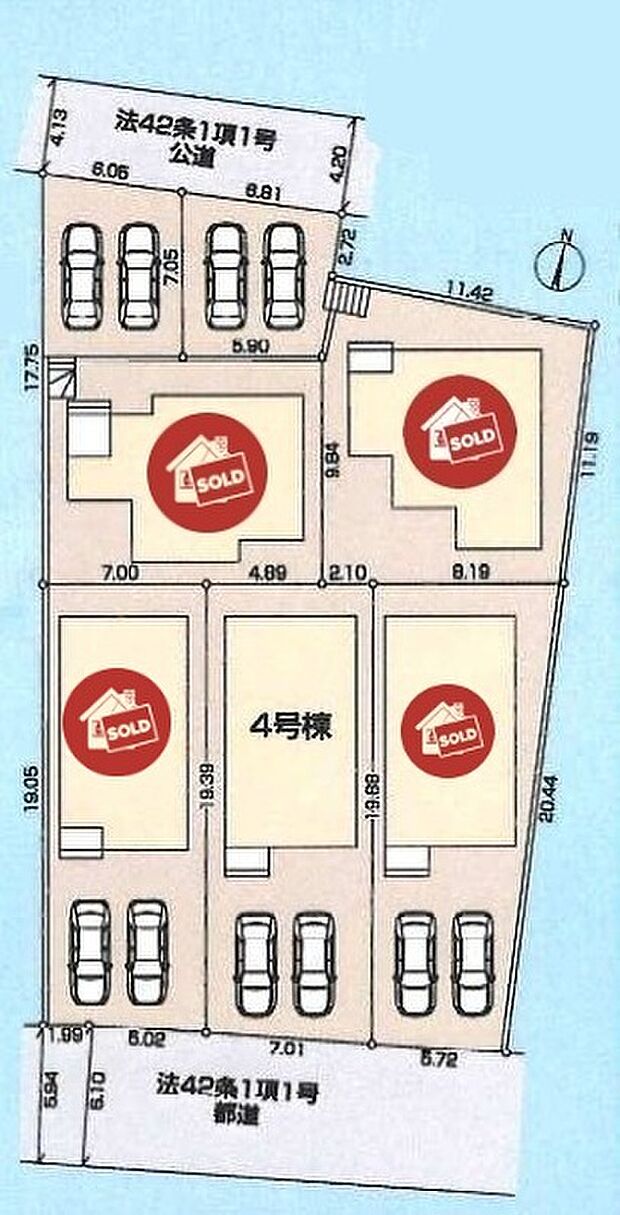 落ち着いた住環境♪
陽光をタップリ取り込める南向きのお住まいです☆
駐車スペースは2台分駐車可能です♪