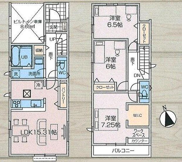 (1号棟)、価格4980万円、3LDK、土地面積89.56m2、建物面積99.78m2