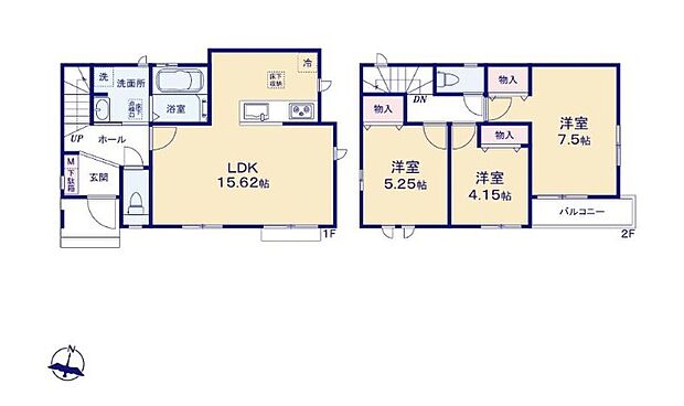 (C号棟)、価格4190万円、3LDK、土地面積96.74m2、建物面積78.55m2